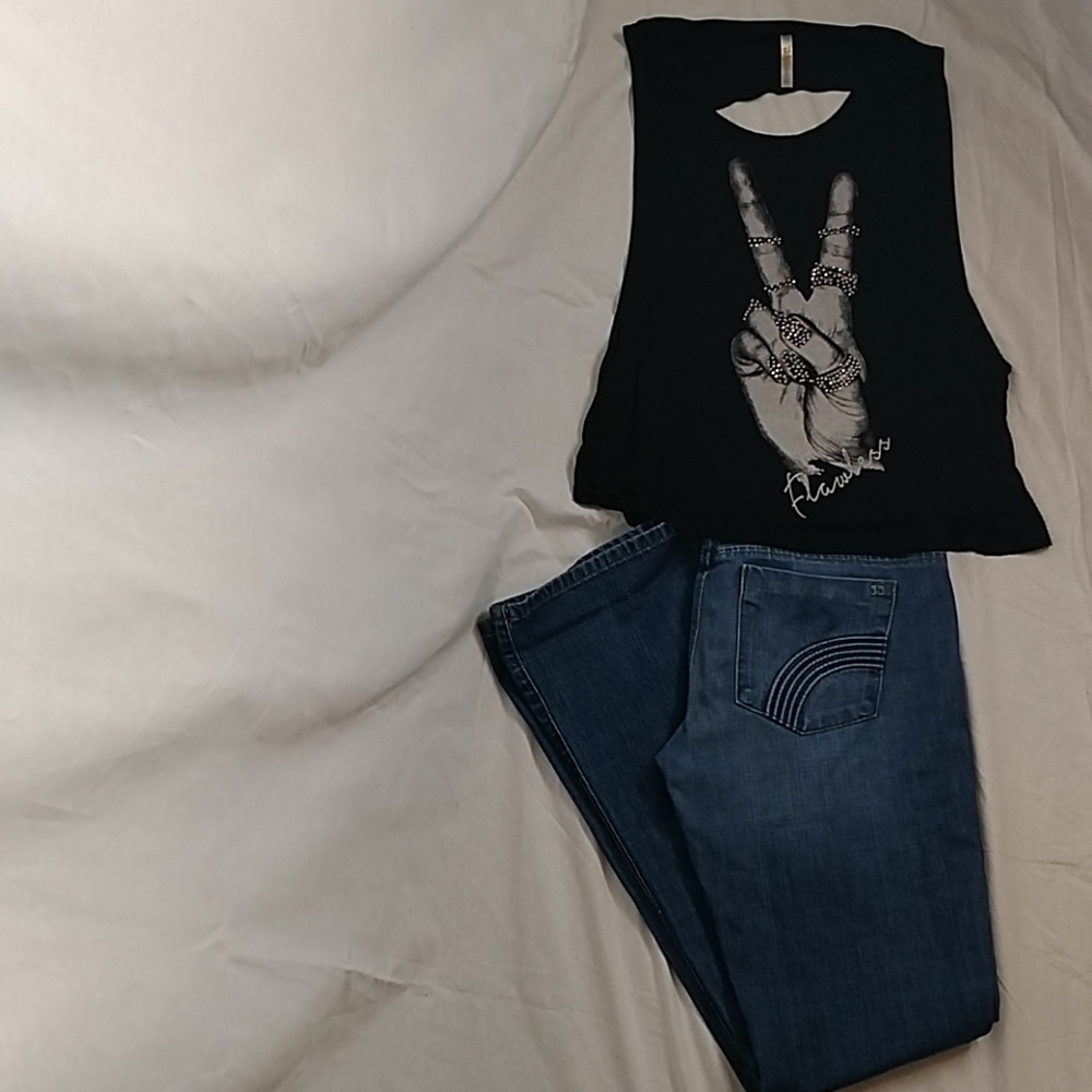 Joe's Jeans....shirt sold separately.